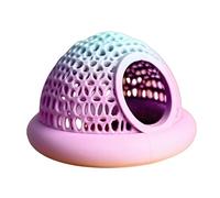 Abri Flottant pour Poissons avec Tunnel, cachette d ' élevage d ' Eau Douce, cachette de Poissons et de crevettes, abri de Petits Poissons ou cachette de crevettes, Grotte de Repos