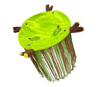 Abri fonctionnel multiple pour petits animaux, maison polaire ventilée avec revêtement épais pour leviers, gerbilles, rongeurs, coin peu encombrant, cachette pour animaux de compagnie, petit abri en