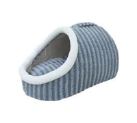 Abri for chien et chat for animaux de compagnie, maison de lit confortable, coussin doux amovible, chenil fermé confortable for une utilisation intérieure et extérieure, petits animaux(60*45*35)
