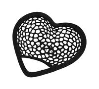Abri Hamac pour Poisson Betta - Cache-Grotte Flottante en Forme De Cœur pour Aquarium | Plate-Forme De Repos pour Crevettes, Décoration Aquatique, Zone De Confort D'élevage, Structure De Support pour