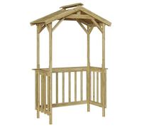vidaXL Abri de barbecue 133,5x63x200 cm Bois de pin traité
