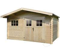 Abri jardin bois - 19,72 m² - 4.64 x 4.25 x 2,32 m - 28 mm