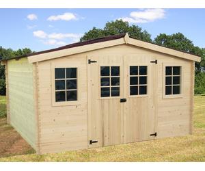 abri jardin bois Balta 4,16x3,14m 13m2