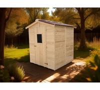 abri jardin bois Eden 1,90x1,87m 3,55m2 AVEC PLANCHER