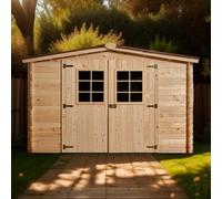 Habrita - Abri en madriers massifs - 7,84 m²