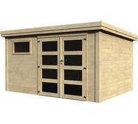 Abri jardin bois "Paolo" - 10 m² - 3.65 x 2.75 x 2.16 m - 28 mm