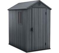 KETER DARWIN 4 x 6 Abri de jardin, 125,8 x 184,5 x 205 cm, gris 17209417