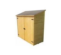 Abri mural 1m² bois naturel ed1708e