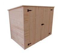 Habrita - Abri mural ED 2012.01 - Bois massif - 2,37 m²