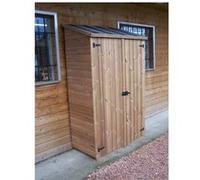 Abri mural bois multi-usages 0.64 m² avec 3 étagères Habrita the1206.01 G