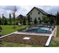 Abri piscine Casablanca Infinity : 500 x 860 x 75 cm H