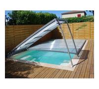 Abri piscine en kit : Plat amovible pour piscine 8 x 4 m (8.40 x 4.30 m)