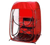 Abri pop-up instantané pour pluie, vent et froid - Tente d'extérieur pour la pêche et le camping, 100 x 100 x 150 cm (chaises non incluses)