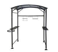 Carport barbecue Habrita Foresta CAR1713AC 250x135x224cm acier gris anthracite Gris G
