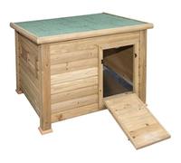 Kerbl Abri pour canards et oies Duck Town NC G – 93x73x67 cm, toit bitumé, bac métallique amovible