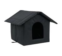 Abri pour chat errant, niche pour chien résistante aux intempéries, abri extérieur pour animaux de compagnie, boîtier isolé robuste pour chats, chiens, balcon, jardin, cour, patio, ferme, cour, chambr