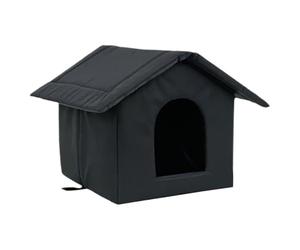 Abri pour Chat Extérieur - Maison Extérieure Isolée Résistante Aux Intempéries pour Chat - Accessoire pour Animaux De Jardin Et Errants pour Cour Ferme Terrasse Salon Chatière