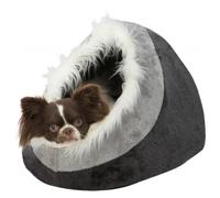 Abri pour chat - Trixie - Minou - Dimensions 35x26x41 cm - Gris foncé/gris clair - Intérieur