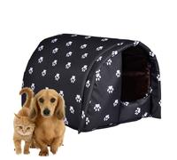 Abri pour chats errants - Niche imperméable pour animaux de compagnie, abri sûr | Clôture résistante aux intempéries pour chats errants, abri confortable pour, jardin ou cour durant