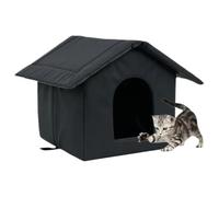 Abri pour Chats Sauvages - Abri Isolé Imperméable pour Chats D'extérieur - Accessoire pour Animaux De Jardin Et Errants pour Cour Ferme Terrasse Salon Chatière