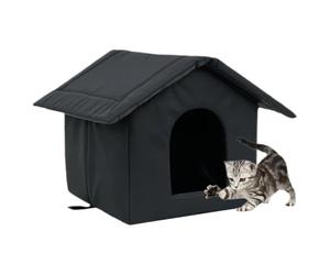 Abri pour Chats Sauvages - Abri Isolé Imperméable pour Chats D'extérieur - Accessoire pour Animaux De Jardin Et Errants pour Cour Ferme Terrasse Salon Chatière