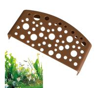 Abri pour crevettes - Tunnel grotte pour crevettes d'aquarium, cachette d'élevage robuste avec plusieurs trous, habitat compact et durable, design décoratif réaliste | Clé d'étang pour les amoureux