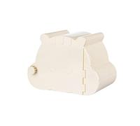 Abri pour hamster pour petits animaux, cachettes pour petits animaux, cachettes pour décoration d'habitat pour une observation facile, grotte transparente pour hamster