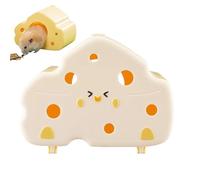 Abri pour hamsters - Maison pour hamsters | Cachette pour hamsters | Le hamster se cache | Cabane magnétique pour hamsters. Maison pour hamsters au fromage | visible par cage pour