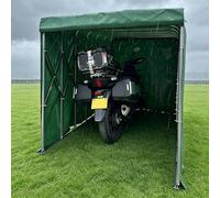 Abri pour Moto Robuste, Housse/auvent rétractable, PVC et Acier galvanisé - Abri de Rangement et de Protection pour Moto, Toutes Saisons(1.4 * 1 * 1.2m)