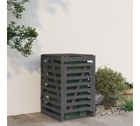 Abri pour poubelles Gris 84x90x128,5 cm Pin massif