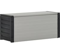 Abri pour poubelles Gris 85x34x40 cm