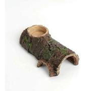 Abri pour Reptiles Cachette Tronc d'arbre Grotte Décor Terrarium Refuge Résine Tronc Creux Aspect Hiding Adaptée pour, Style to 1