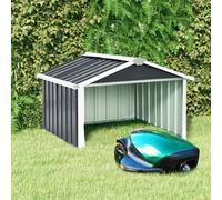 Abri pour Robot de Jardin 92x97x63 cm Acier Galvanisé Anthracite Hangar vidaXL