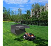 ABRI POUR ROBOT TONDEUSE EN ACIER GALVANISE AVEC ESPACE DECORATIF GARAGE CARP...