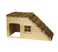 Kerbl Maison pour rongeurs Nature avec rampe 50x25x25 cm