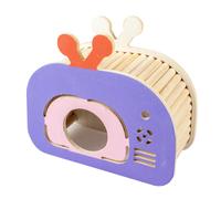 Abri pour rongeurs en bois Duvoplus Lodge Beige 15x11x12 cm