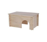 Abri pour rongeurs - Toit amovible - Montage simple - Beige - Pour hamster