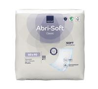 ABRI Protège-Lits à Absorption Doux 60X90 cm Protection 25 Pièces