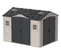 Duramax Cabane de jardin plastique Apex Pro Plus 3,2x2,4 m gris