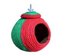 Abri radiant pour oiseaux - Jouet cabane réglable fermé en bois avec confort, paire de paradis naturel avec chaleur, charme d'habitat animal, fournitures de couchage pour intérieur, extérieur, maison