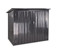 Abri rangement de jardin / Cache poubelle métallique 2 x 240 litres D10048