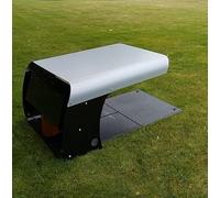 Abri Robot Tondeuse multimarque ROBOT PROTECT B Résistant aux intempéries + Protection UV | Pieds INOX | matériel de Montage Inclus | Made in Europe (B)