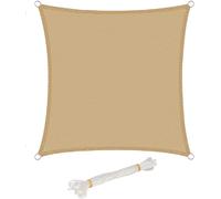 Abri solaire de protection UV, auvent rectangulaire, voile d'ombrage, protection solaire HDPE pour jardin, camping, piscine extérieure sand