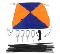 Abri solaire imperméable pour bateau - Auvent gonflable pour 3 personnes | Protection UV Tente de pêche, pare-soleil portable, couverture d'ombrage pour kayak, bateau et aventures en plein air