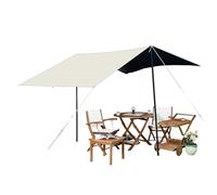 Abri Solaire pour Auvent De Voiture - Tissu Oxford Imperméable 200 X 300 X 240 Cm, Auvent De Hayon Automatique Résistant Aux UV avec Poteaux en Acier, Construction Stable Coupe-Vent | Tente D'ombrage