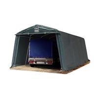 Abri/Tente Garage Premium 3,3 x 6,2 m pour Voiture et Bateau - Toile PVC 500 N imperméable Vert foncé
