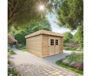 Abri toit plat Kemper 3,40x4,30m