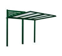 Abri vélos Conviviale RAL6005 - Abri initial - PROCITY - 529610.6005