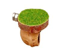 Abri ventilé pour reptiles - Cachette avec base pour terrarium - Installation facile - Pour animaux domestiques