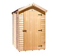 habrita abri wc en panneaux 1.81 m² équipement lave-mains ed1419wc